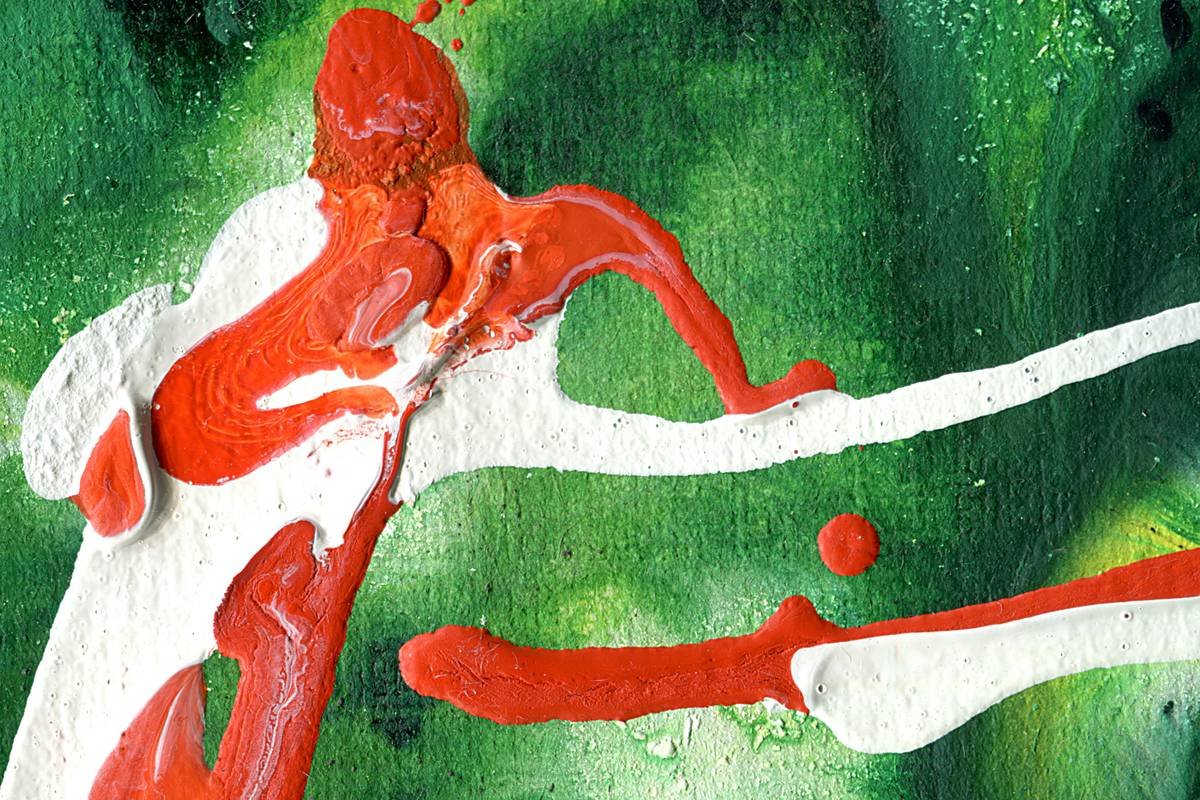 www.sensoryarthouse.com - Close-up of one of my Sensory Art House paintings. See all my artwork and follow on instagram @sensoryarthouse
